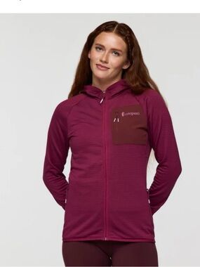 Cotopaxi NWT Otero Fleece Full-Zip Hooded Jacket Women's Sz S Color:Jam